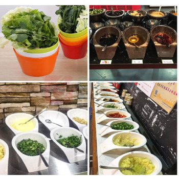 悟辉 塑料小碗商用防摔仿瓷饭店商用火锅店餐具密胺蘸料调料小料碗 小料碗 