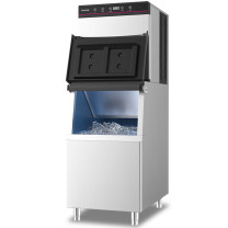 乐创 lecon 商用制冰机 KK300H 156冰格 方冰 带显示屏 日产200kg 进水方式: 自来水