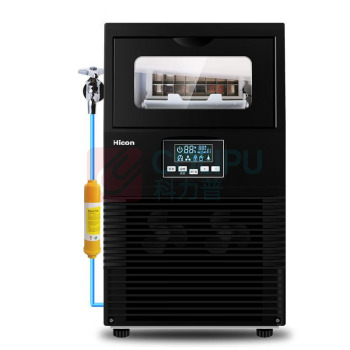 惠康 制冰机商用奶茶店全自动大型酒吧KTV家用小型方冰块制作机 HZB-40KG 32冰格-40公斤 桶自一体机