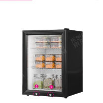 乐创 lecon 食品留样柜 LC-BG-115 135L 幼儿园食堂用学校酒店水果保鲜饮料冷藏展示柜小型冰箱 带锁