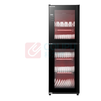乐创 lecon 商用消毒柜 LC-DK-TM380R1 立式消毒柜商用 碗筷消毒柜双门密胺消毒柜茶杯触屏款