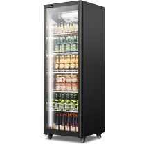 乐创 lecon 商用展示柜 LC-PJG-420 420L 单门冷藏保鲜风冷 三色灯 620*600*1830mm