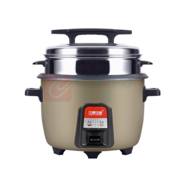 双喜 商用电饭锅 DF-130LJYR 13L 2000W 高度:42cm 商用大容量电饭煲老式 电饭锅不粘内胆带蒸笼