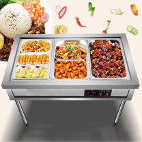 喜莱盛 商用电热保温售饭台 AKD-BW-1-10SK 四格