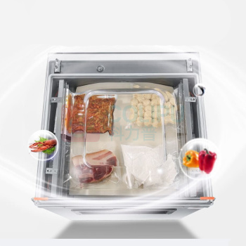 喜莱盛 真空包装机 XLS-600 真空包装机封口机商用 全自动食品封口机保鲜干湿两用工业大泵抽真空机304不锈钢机身