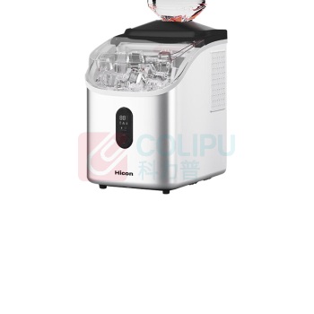 惠康 Hicon 欧美邦榨汁机 小型商用制冰机 全自动方冰块制作机 手动加水 HZB-25AFS 升级款大容量-不锈钢
