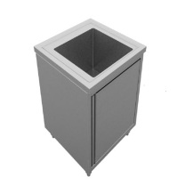 蓉泰 冷藏工作台水吧台商用奶茶店设备全套卧式操作台冰柜厨房工作台(星盆)单星盆水池柜 600*600*800