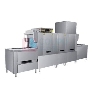 乐创 lecon 商用洗碗机长龙式 L-JG-DLBA5400 长5400mm宽860mm高2020mm