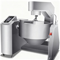乐创 lecon 全自动炒菜机 LC-J-QXC80 1610mm*1200mm*1800mm 语音菜单自动搅拌喷料