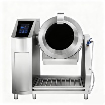 乐创 lecon 全自动炒菜机 LC-J-GQ80 1500mm 1560mm 1910mm 电动触屏摆臂喷料座地式电磁炒菜机