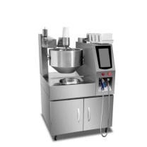 乐创 lecon 全自动炒菜机 LC-J-BQ40T 800mm 1000mm 1460mm 自动投料喷料台式电磁炒菜机
