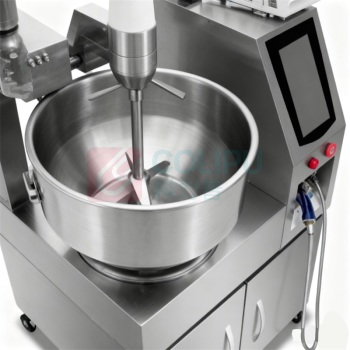 乐创 lecon 全自动炒菜机 LC-J-BQ40T 800mm 1000mm 1460mm 自动投料喷料台式电磁炒菜机