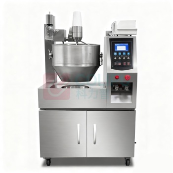 乐创 lecon 全自动炒菜机 LC-J-BQ40T 800mm 1000mm 1460mm 自动投料喷料台式电磁炒菜机