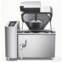 乐创 lecon 全自动炒菜机 LC-J-PZJ100 1600mm 1400mm 2000mm 语音菜单自动搅拌喷料电磁炒菜机