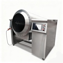 乐创 lecon 全自动炒菜机 LC-J-GB80 1600mm 1520mm 1850mm 电动触屏座地式电磁炒菜机Φ800mm