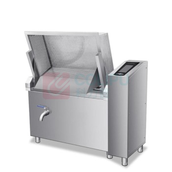 乐创 lecon 全自动炒菜机 LC-J-PZJ400 1700mm 1060mm 1770mm 语音菜单自动搅拌喷料电磁炒菜机 400L