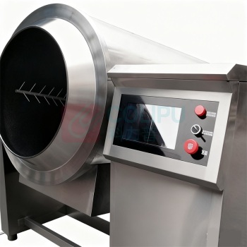 乐创 lecon 全自动炒菜机 LC-J-GC90 1700mm 1650mm 1950mm 电动触屏语音播报座地式电磁炒菜机Φ900mm