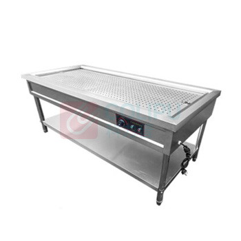 喜莱盛 商用保温售饭台 XLS-BGZCT07-115 平面款0.7mm厚