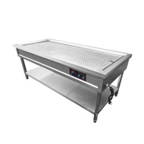 喜莱盛 商用保温售饭台 XLS-BGZCT07-115 平面款0.7mm厚