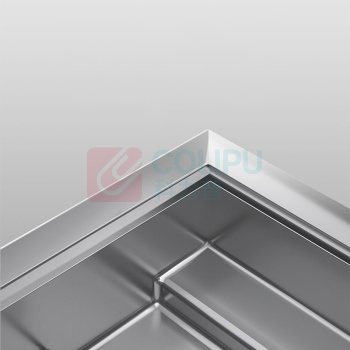 喜莱盛 商用保温售饭台 XLS-BGZCT07-115 平面款0.7mm厚