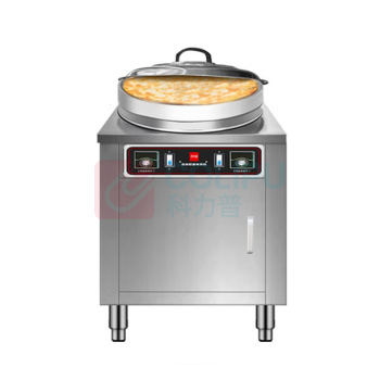喜莱盛 不锈钢电饼铛 YXD-600 Φ560mm/3500W 商用电煎包机烙饼机全自动电饼炉酱香饼机