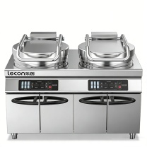 乐创 lecon 大号商用电饼铛 YXD-45 双面加热饭堂大型酱香饼烤饼煎饼机悬浮电脑控温款1300*750*900mm