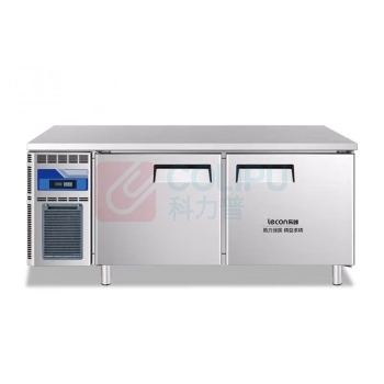 乐创 lecon 商用保鲜柜 L-JG-WF15 双门 150L (不锈钢色)