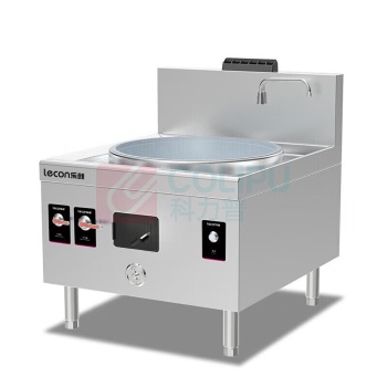乐创 lecon 商用燃气灶 LC-J-DD80 液化气 单眼 (不锈钢色)