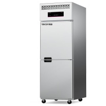 乐创 lecon 商用冰箱 LC-LG201 双门 461L 双温 (不锈钢色)