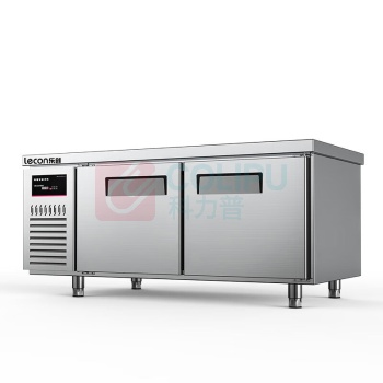 乐创 lecon 商用冰柜 LC-J-SWT15 双门 350L 全冷冻 (不锈钢色)