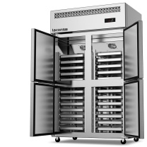 乐创 lecon 商用冰箱 LC-SMBG01 四门 800L (不锈钢色)
