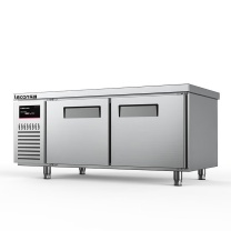 乐创 lecon 商用冰柜 LC-J-SWT15 双门 350L 双温 (不锈钢色)