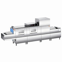 德玛仕 DEMASHI 商用洗碗机 DMS5500C-LX2Y1Z1 双缸单喷单烘5.5米 长龙式