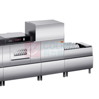 德玛仕 DEMASHI 商用洗碗机 DMS5500-LX2Y1Z1 双缸单喷单烘5.5米 长龙式