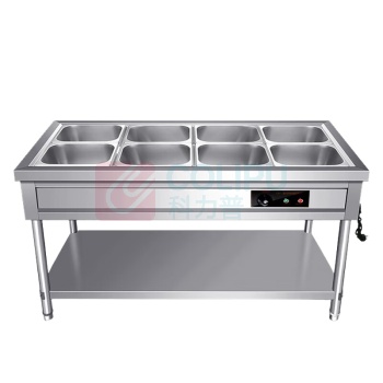 喜莱盛 商用保温售饭台 XLS-FT190GH 201不锈钢 不含餐盒
