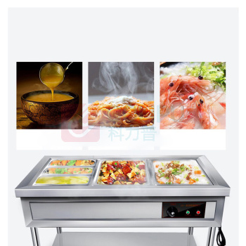 喜莱盛 商用保温售饭台 XLS-FT190GH 201不锈钢 不含餐盒