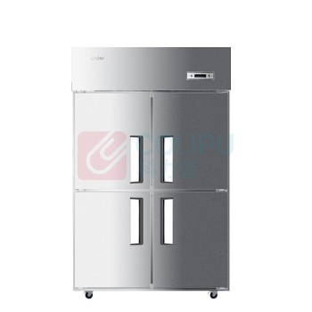 海尔 Haier 商用立式不锈钢四门双温冷柜 SL-1020C2D2 (银色) 【不含上楼无需安装】