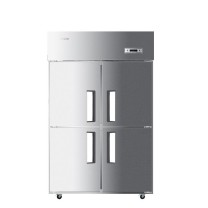 海尔 Haier 商用立式不锈钢四门双温冷柜 SL-1020C2D2 (银色) 【不含上楼无需安装】