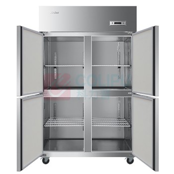 海尔 Haier 商用立式不锈钢四门双温冷柜 SL-1020C2D2 (银色) 【不含上楼无需安装】