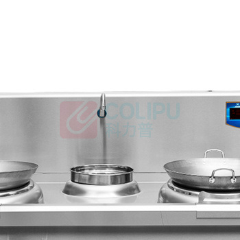 圣托 Shentop 商用电磁炉 STC-D1800A 大功率商用电磁炉凹面 8KW*2 饭店食堂电磁灶 双头单尾小炒炉