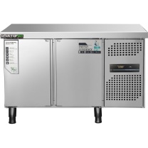 圣托 Shentop 冷冻工作台 STLN-TD12 双门冷冻工作台商用 双开门冷冻操作台冰箱 1.2米不锈钢水吧平冷柜(不含上楼)