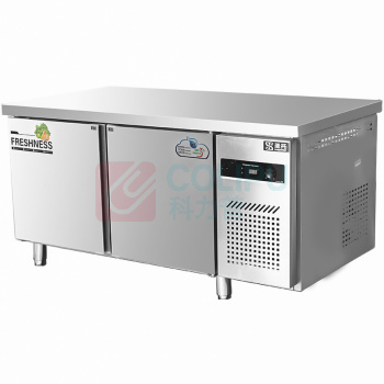 圣托 Shentop 冷冻工作台 STLN-TD15 商用冷冻操作台冰箱 奶茶店平冷操作水吧台 1.5米冷冻工作台冰柜(不含上楼)