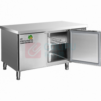 圣托 Shentop 冷冻工作台 STLN-TD15 商用冷冻操作台冰箱 奶茶店平冷操作水吧台 1.5米冷冻工作台冰柜(不含上楼)