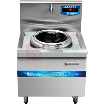 圣托 Shentop 商用电磁炉 STC-E800C 15kW大功率 凹面电灶台 酒店餐厅用 单头无尾小炒炉