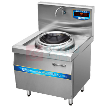 圣托 Shentop 商用电磁炉 STC-E800C 15kW大功率 凹面电灶台 酒店餐厅用 单头无尾小炒炉
