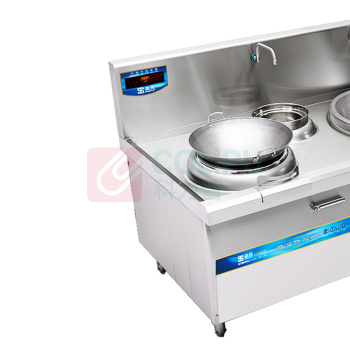 圣托 Shentop 商用电磁炉 STC-G2200 凹型商用电磁炉 大功率电炉灶 酒店食堂饭店电灶台 小炒加大炒组合灶