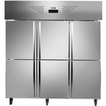圣托 Shentop 商用冰柜 STL-GA36 大容量立式冰柜商用 酒店饭店保鲜冰箱 1600L六门冷藏高身雪柜
