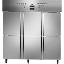 圣托 Shentop 商用冰柜 STL-GU36 六门酒店饭店厨房冰柜 商用大容量保鲜冰箱 冷冻冷藏双温大型冷柜