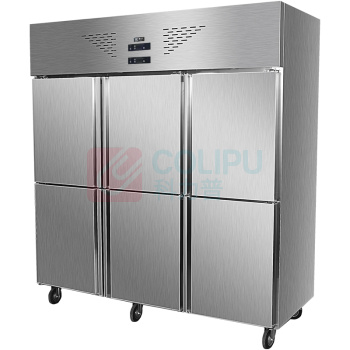 圣托 Shentop 商用冰柜 STL-GU36 六门酒店饭店厨房冰柜 商用大容量保鲜冰箱 冷冻冷藏双温大型冷柜