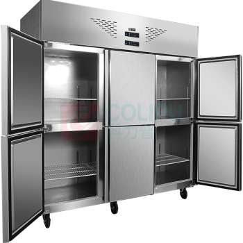 圣托 Shentop 商用冰柜 STL-GU36 六门酒店饭店厨房冰柜 商用大容量保鲜冰箱 冷冻冷藏双温大型冷柜